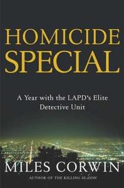 Cover of: Homicide Special by Miles Corwin
