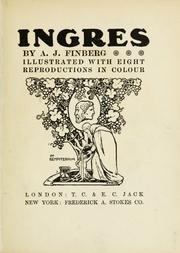 Cover of: Ingres