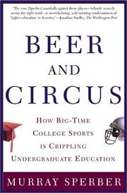 Cover of: Beer and Circus by Murray Sperber