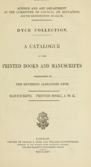 Dyce Collection by South Kensington Museum. Dyce Collection.