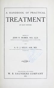 Cover of: A handbook of practical treatment