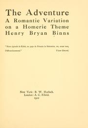 Cover of: The adventure: a romantic variation on a Homeric theme