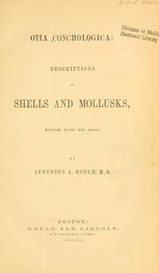 Cover of: Otia conchologica: descriptions of shells and mollusks, from 1839 to 1862.