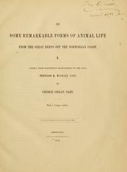 On some remarkable forms of animal life from the great deeps off the Norwegian coast.. by G. O. Sars