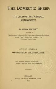 Cover of: The domestic sheep by Stewart, Henry.