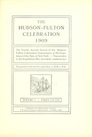 Cover of: The Hudson-Fulton celebration, 1909 by Hudson-Fulton Celebration Commission.