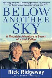 Cover of: Below Another Sky by Rick Ridgeway