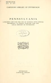 Cover of: Pennsylvania Local History