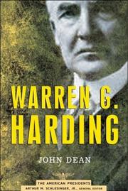 Cover of: Warren G. Harding by John W. Dean