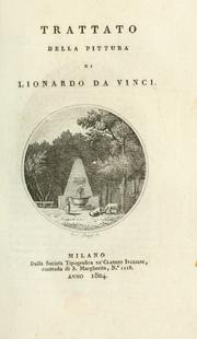 Cover of: Trattato della pittura di Lionardo da Vinci. by Leonardo da Vinci