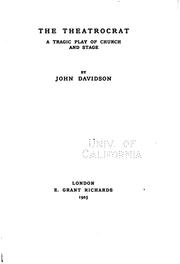 Cover of: The theatrocrat by John Davidson