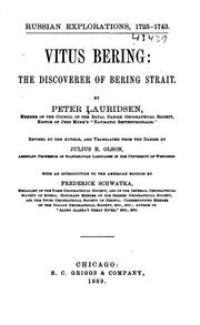 Cover of: Vitus Bering: the discoverer of Bering Strait