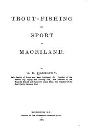 Cover of: Trout-fishing and sport in Maoriland