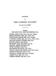 Cover of: A relation, or rather A true account, of the island of England: with sundry particulars of the customs of these people, and of the royal revenues under King Henry the Seventh, about the year 1500.