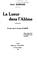 Cover of: La lueur dans l'abîme