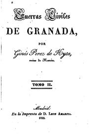 Cover of: Guerras civiles de Granada 