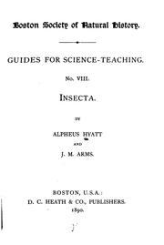 Cover of: Insecta by Alpheus Hyatt