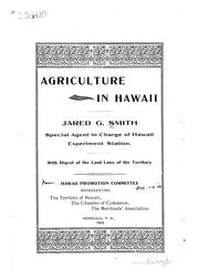 Cover of: Agriculture in Hawaii.