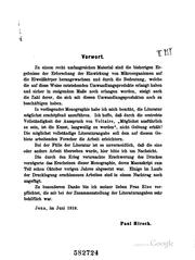 Cover of: Die einwirkung von mikroorganismen auf die eiweisskörper