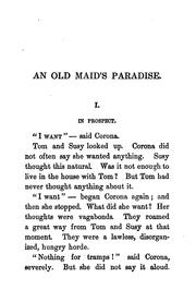 Cover of: An old maid's paradise