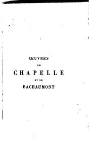 Cover of: Œuvres de Chapelle et de Bachaumont
