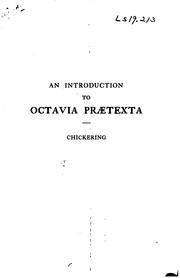 Cover of: An introduction to Octavia praetexta