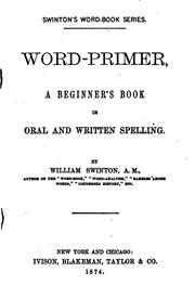 Cover of: Word-primer: a beginner's book in oral and written spelling