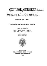 Cover of: Összes költöi művei