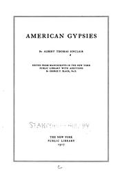 Cover of: American gypsies