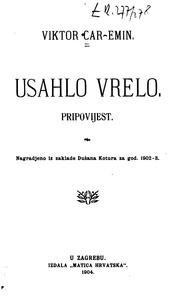Cover of: Usahlo vrelo by Viktor Car Emin