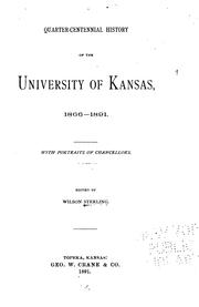 Cover of: Quarter-centennial history of the University of Kansas, 1866-1891