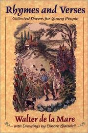 Cover of: Rhymes and verses by Walter De la Mare