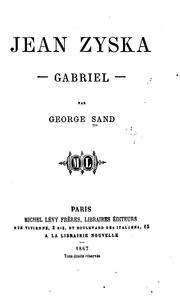 Cover of: Jean Zyska--Gabriel by George Sand