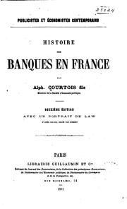 Cover of: Histoire des banques en France
