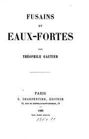 Fusains et eaux-fortes by Théophile Gautier