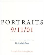 Cover of: Portraits: 9/11/01 by New York Times