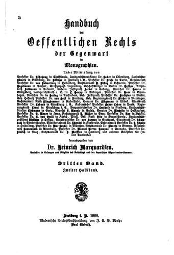 Das staatsrecht von Mecklenburg-Schwerin, Mecklenburg-Strelitz, Oldenburg, Braunschweig, Anhalt, Waldeck, Schaumburg-Lippe, Lippe. by Otto Büsing