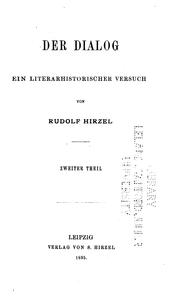 Cover of: Der dialog by Rudolf Hirzel