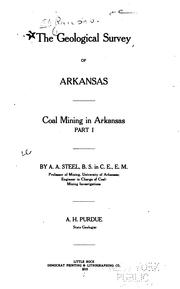Cover of: Coal mining in Arkansas