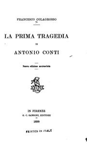 Cover of: La prima tragedia