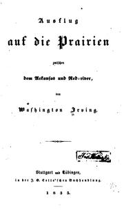 Cover of: Ausflug auf die Prairien zwischen dem Arkansas und Red-River