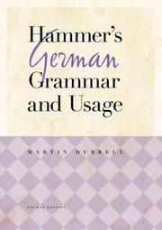 Cover of: Hammer's German Grammar and Usage