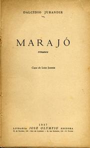 Cover of: Marajo: romance.