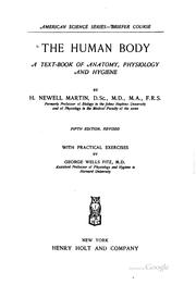 Cover of: human body: a text-book of anatomy, physiology, and hygiene; with practical exercises