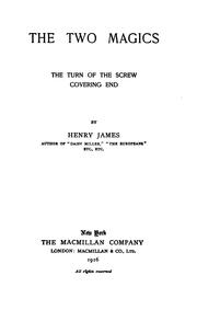 Cover of: The two magics: The turn of the screw, Covering end