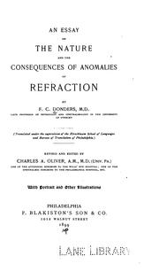 Cover of: An essay on the nature and the consequences of anomalies of refraction