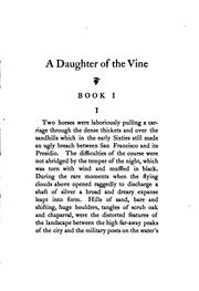 Cover of: A  daughter of the vine