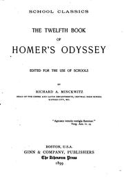 Cover of: The twelfth book of Homer's Odyssey by Όμηρος