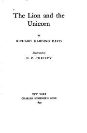 Cover of: The lion and the unicorn