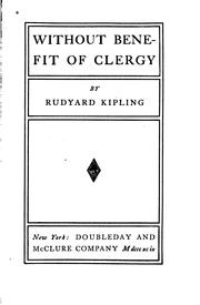 Without benefit of clergy by Rudyard Kipling